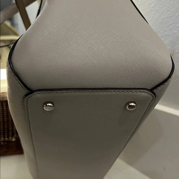 Kate Spade Taupe Satchel Bag. GUC - Picture 5 of 15